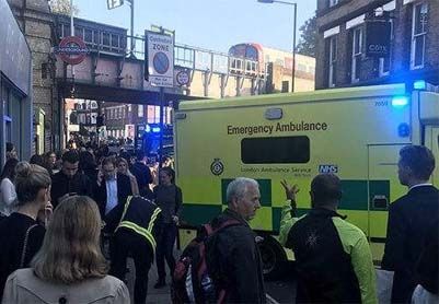 英国伦敦地铁发生爆炸